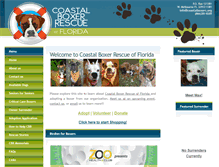 Tablet Screenshot of coastalboxers.org